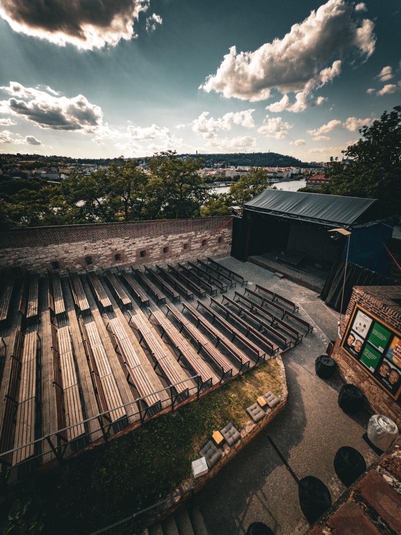Outdoor amphitheatre in the park
