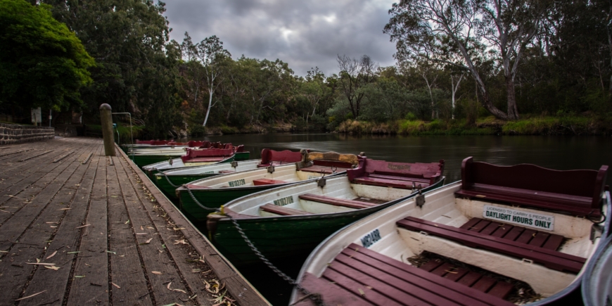 Studley Park Boathouse at Dusk