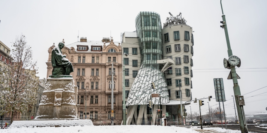 The Dancing House in Prague