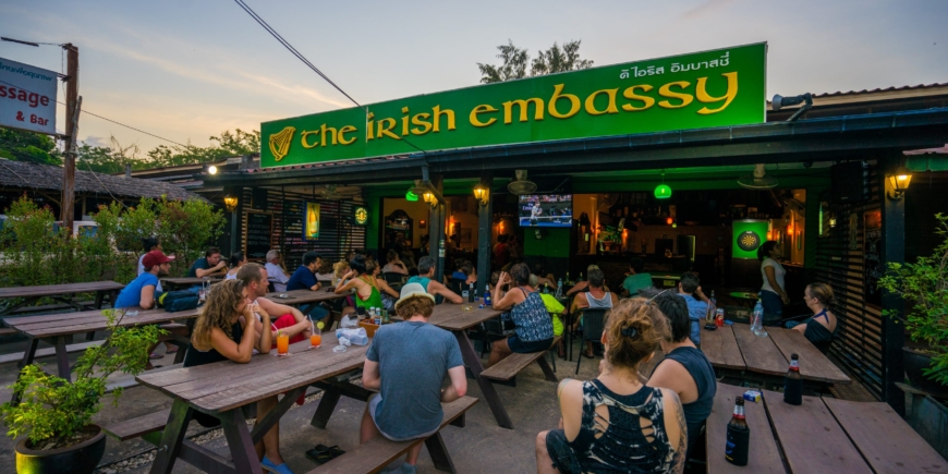 The Irish Embassy pub in Koh Lanta