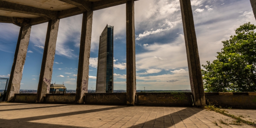 Ventilation tower Strahov tunnel