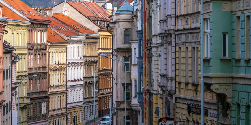 Down the hill in Žižkov