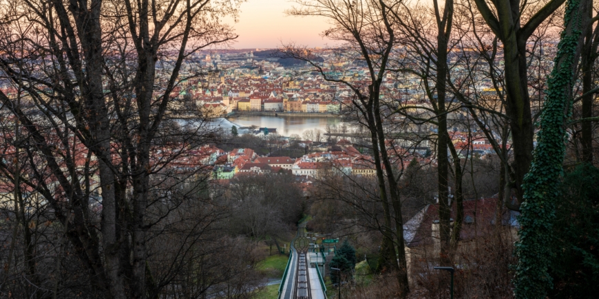 Facing down the funicular