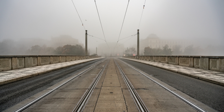 Foggy mornings in Prague