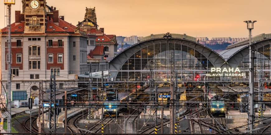 Lines leading to Praha hl.n.