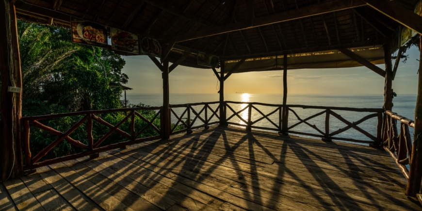 Ocean and sunset views of the Andaman Sea