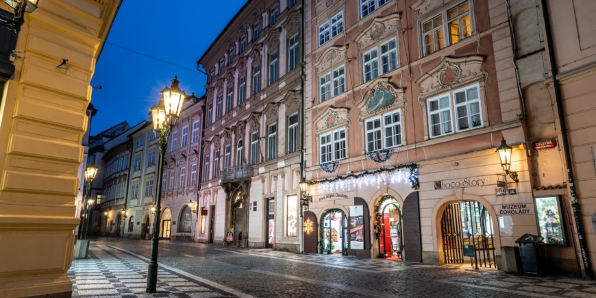 Streets leading to Old Town Square